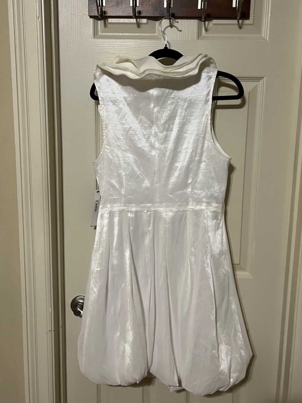 NWT Ivy + Blu Women's Triple Collar Tie Front Sleeveless Dress Size 12 - Picture 5 of 8